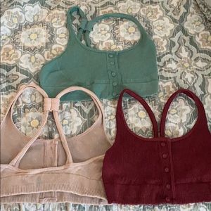 3 free People movement tops